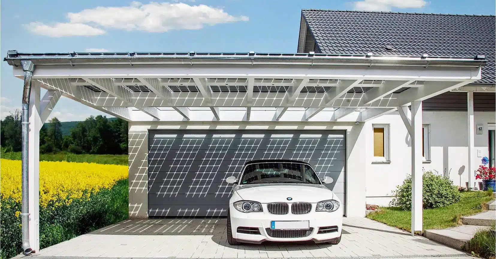 carport solaire gratuit avec les aides