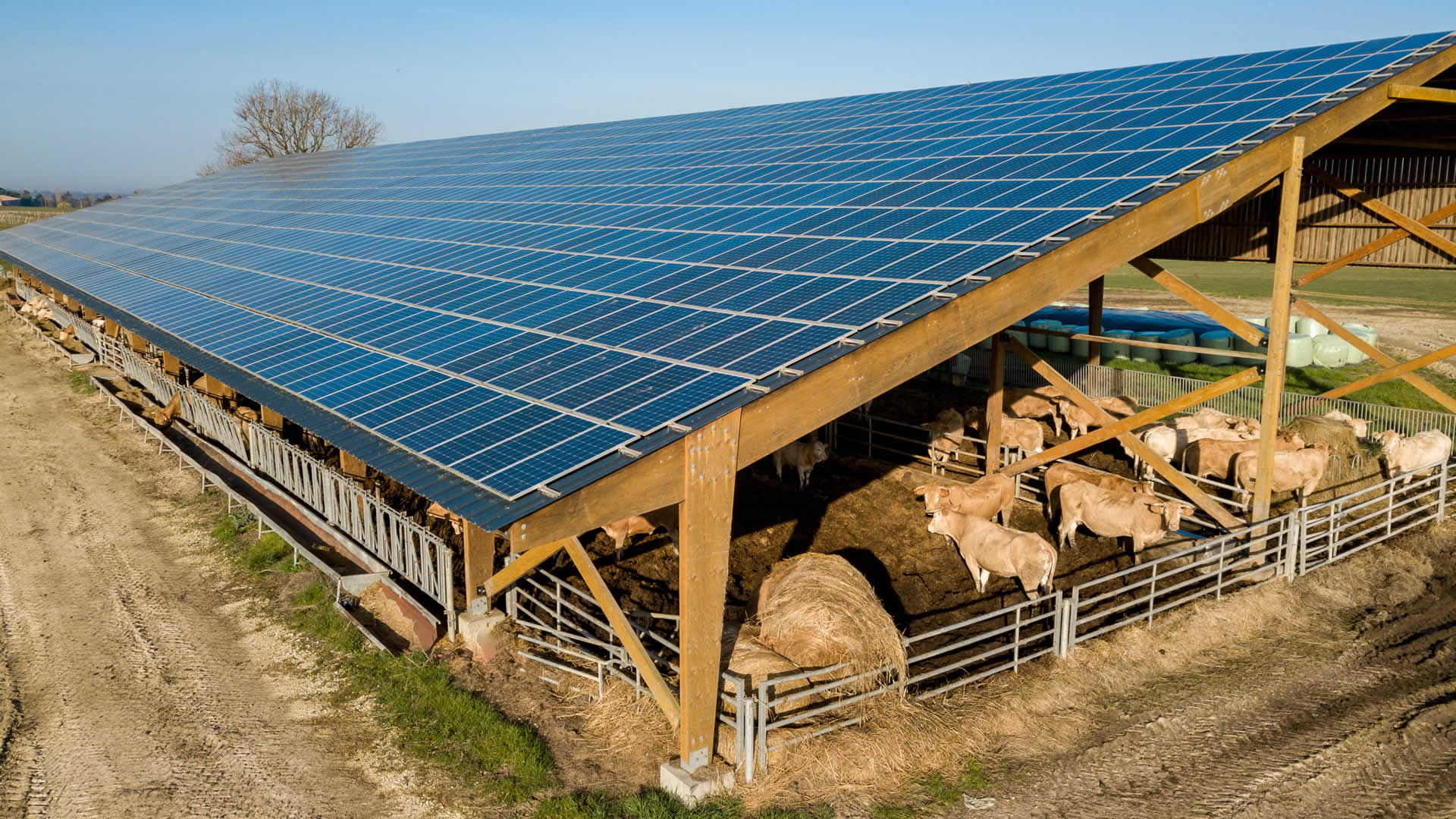 hangar agricole photovoltaïque arkolia energies