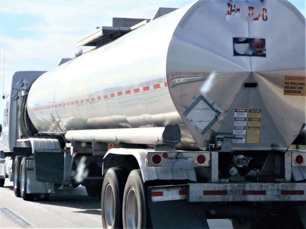 camion de fuel domestique