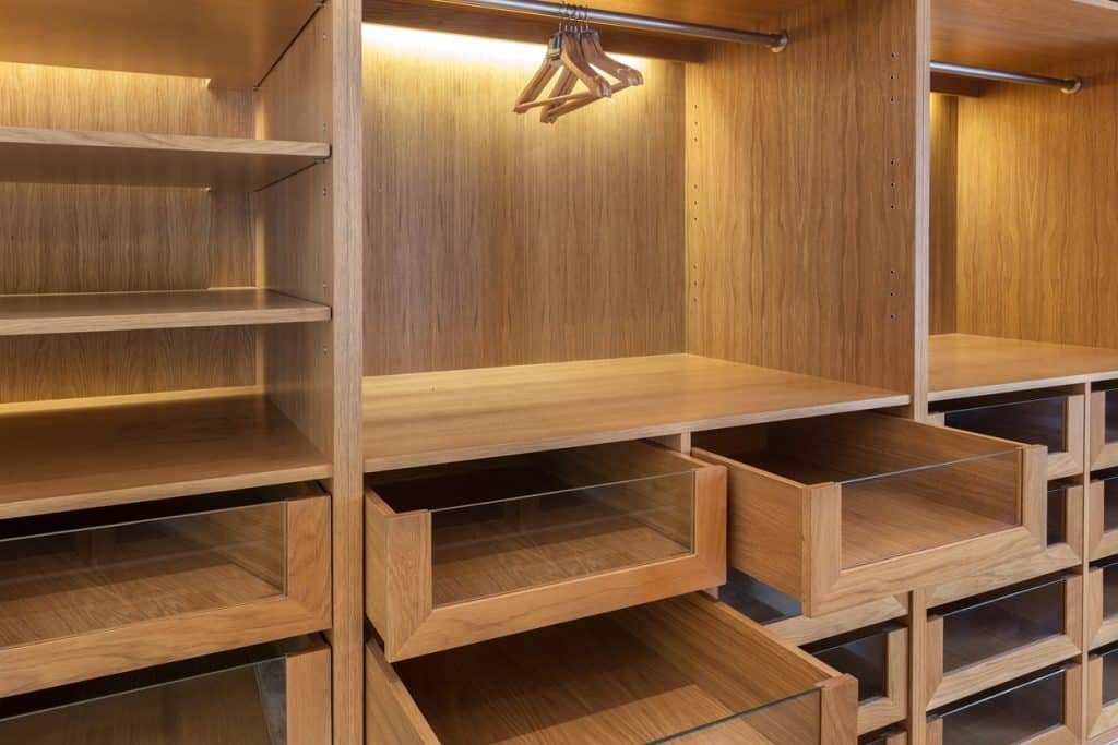 dressing en bois