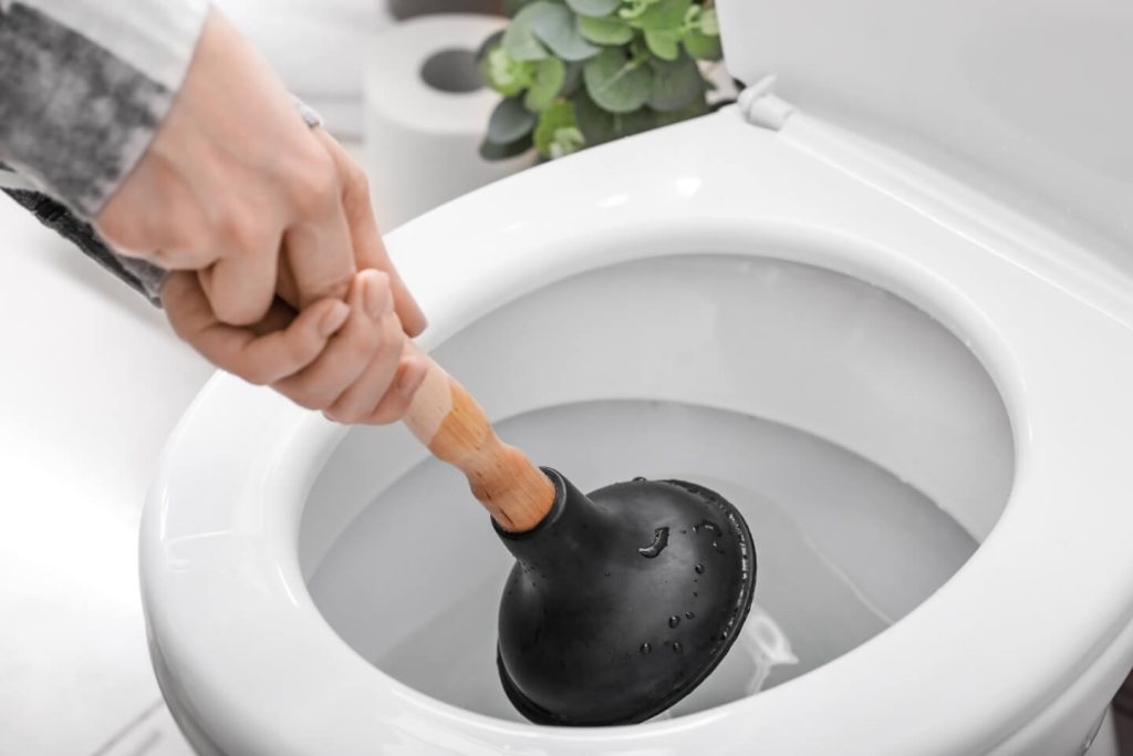 toilette bouché