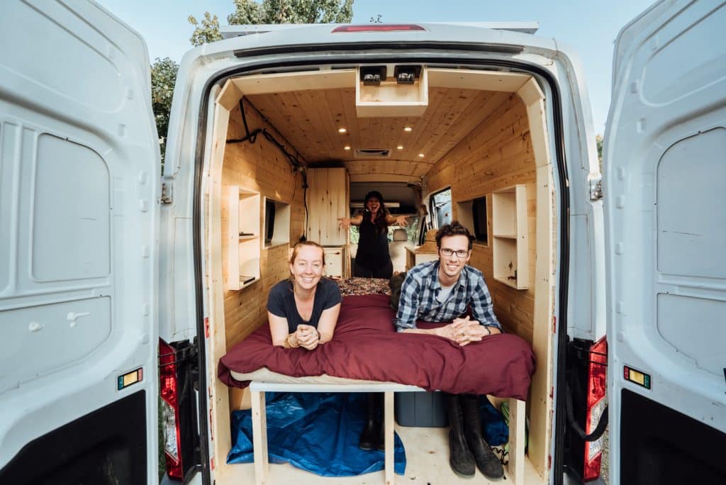manque d’espace dans un van aménagé