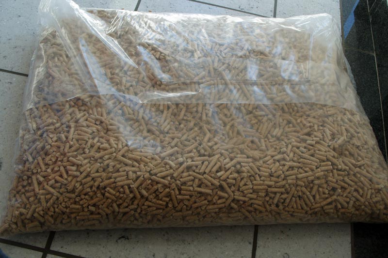 sac de pellets de bois