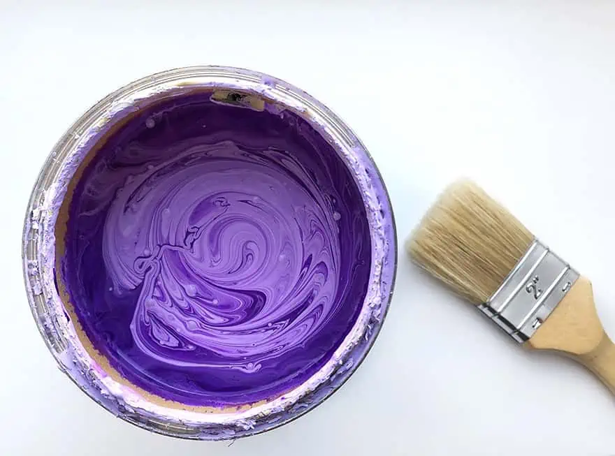 faire du violet