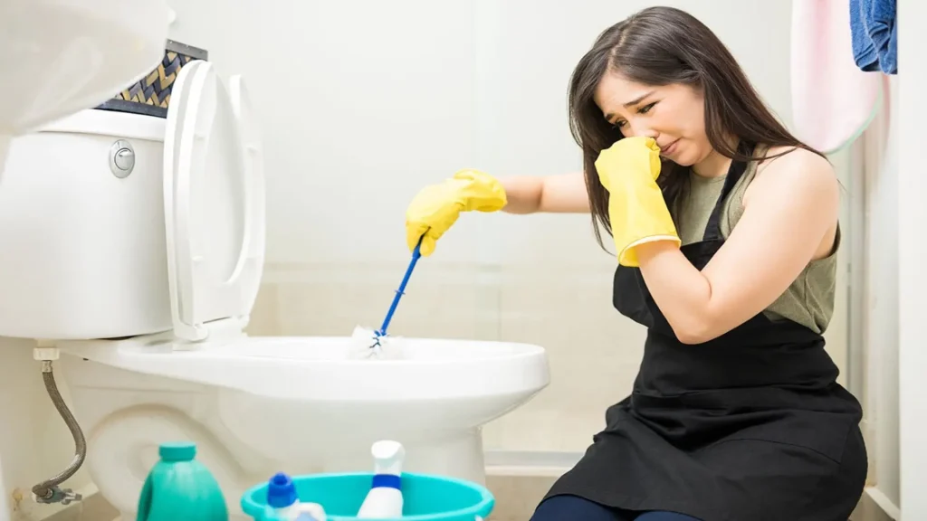remontée odeur égout salle de bain