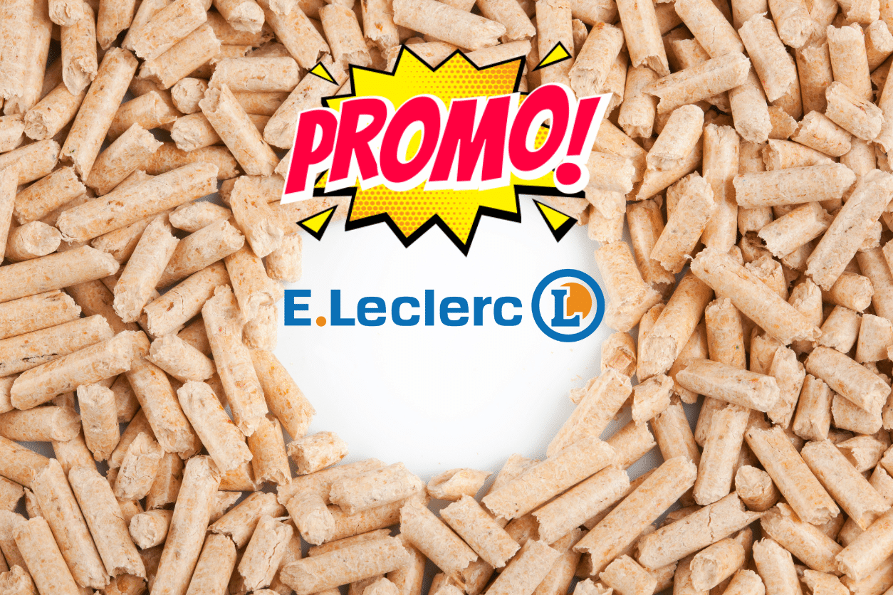 leclerc casse le prix des sacs de pellets avant l’hiver, énorme promotion