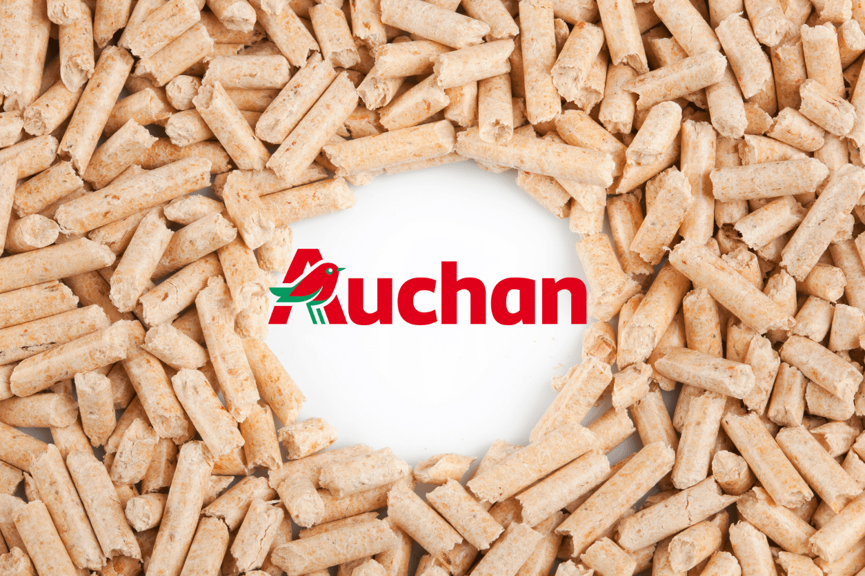 auchan casse le prix des sacs de pellets haute qualité, énorme promotion valable encore 2 jours