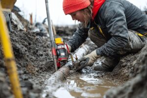 Comment déboucher une canalisation enterrée ?