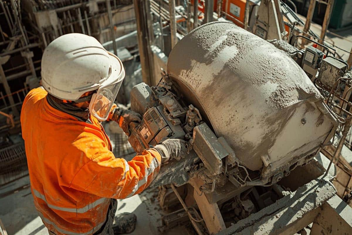 Dosage béton 350 kg avec mélange sable gravier