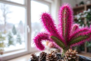 Cactus de Noël : faut-il le placer dehors ou dedans ?
