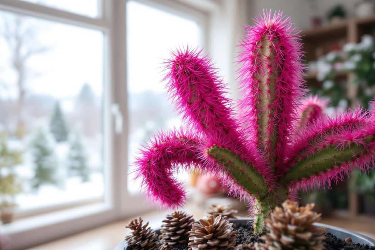 Cactus de Noël : faut-il le placer dehors ou dedans ?