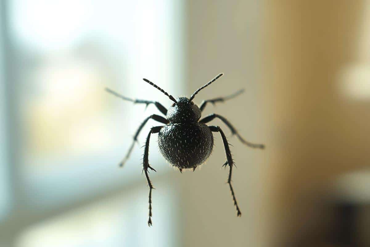 Petit insecte noir rond dans la maison : Solutions