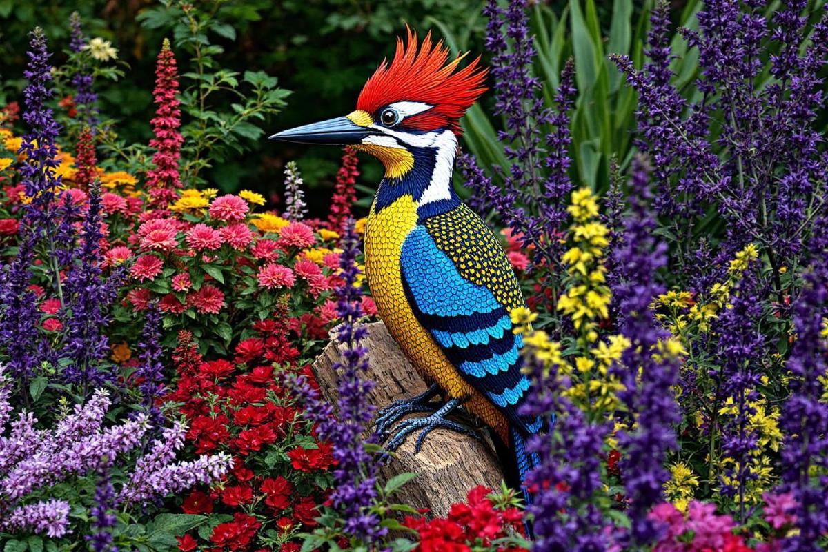 Quelle est la signification d’un pivert dans le jardin ?