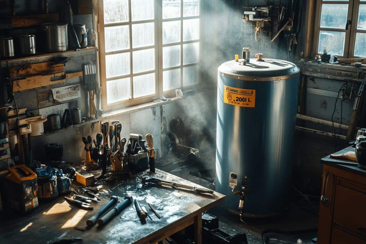 Combien de temps pour vidanger un chauffe-eau de 200L ?