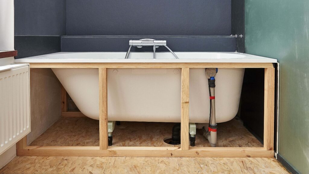 installer une baignoire