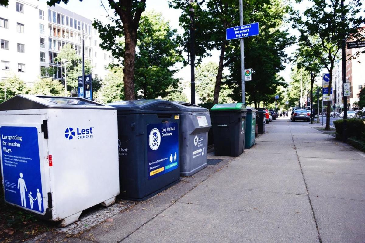 Réglementation de l’emplacement des conteneurs poubelles