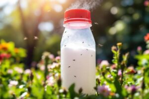 Piège à moustique avec bicarbonate de soude