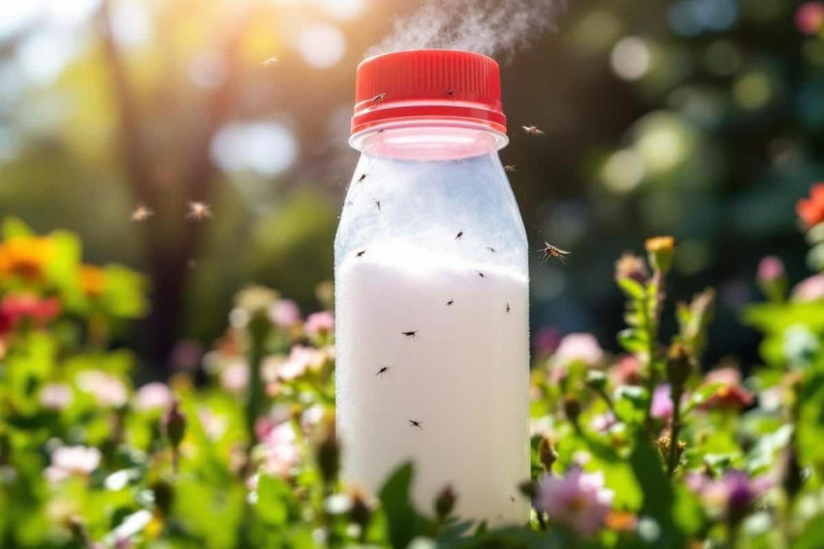Piège à moustique avec bicarbonate de soude