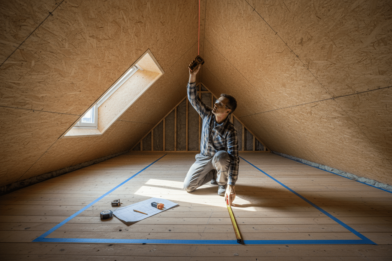 Étape 4 : Calculer la surface d'un trapèze pour les espaces atypiques