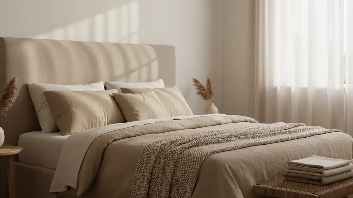 La couleur lin pour un intérieur subtile et raffiné