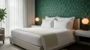 Papier peint tête de lit : la révolution déco qui transforme votre chambre en suite d'hôtel