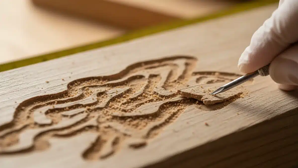 Symptômes de termites dans le bois : les signes avant les dégâts